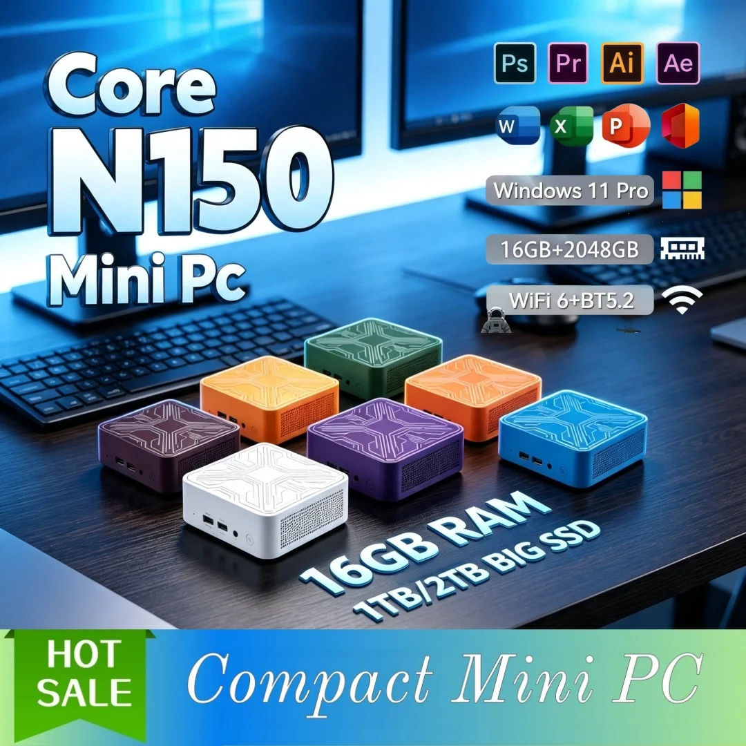 Pc Gaming Cost - Mini-PC Core N150 Kostengünstiger Tragbarer Windows