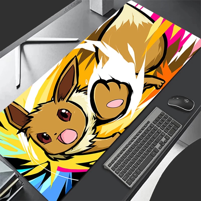 Pc Gaming Handheld - P-Pokemon Eevee Anime Gaming-Mauspad, erweiterte rutschfeste