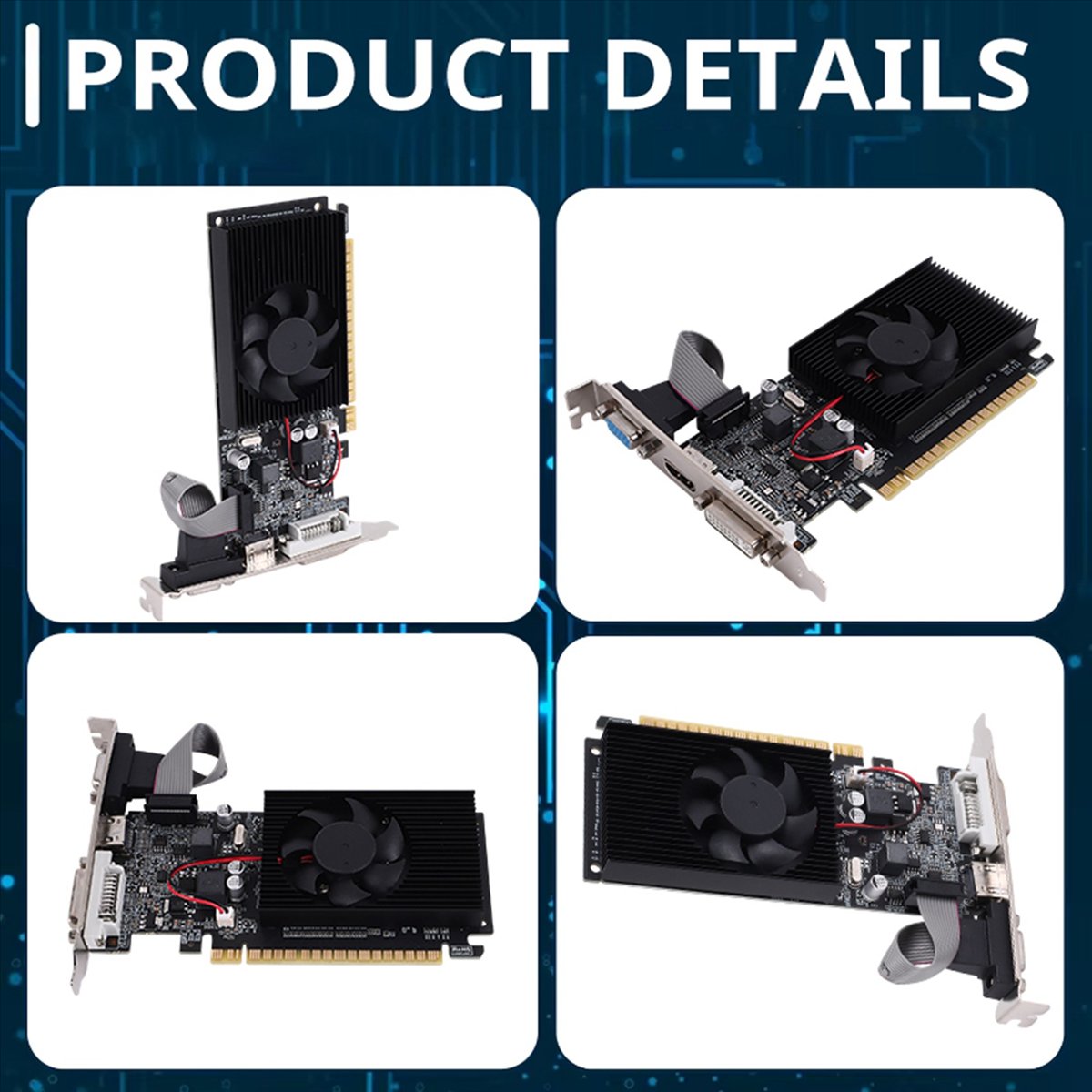 Pc Gaming Ultra - A49T GT 610 1G Ultraschnelle Grafikkarte