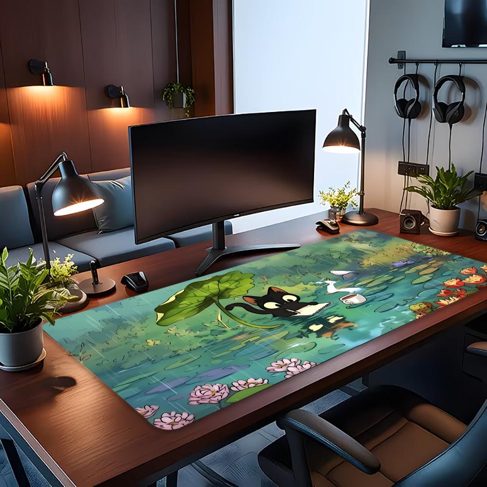 Kawaii Katze mit Blatt-Regensc – Pc Gaming Umbrella Bewertung und Preis