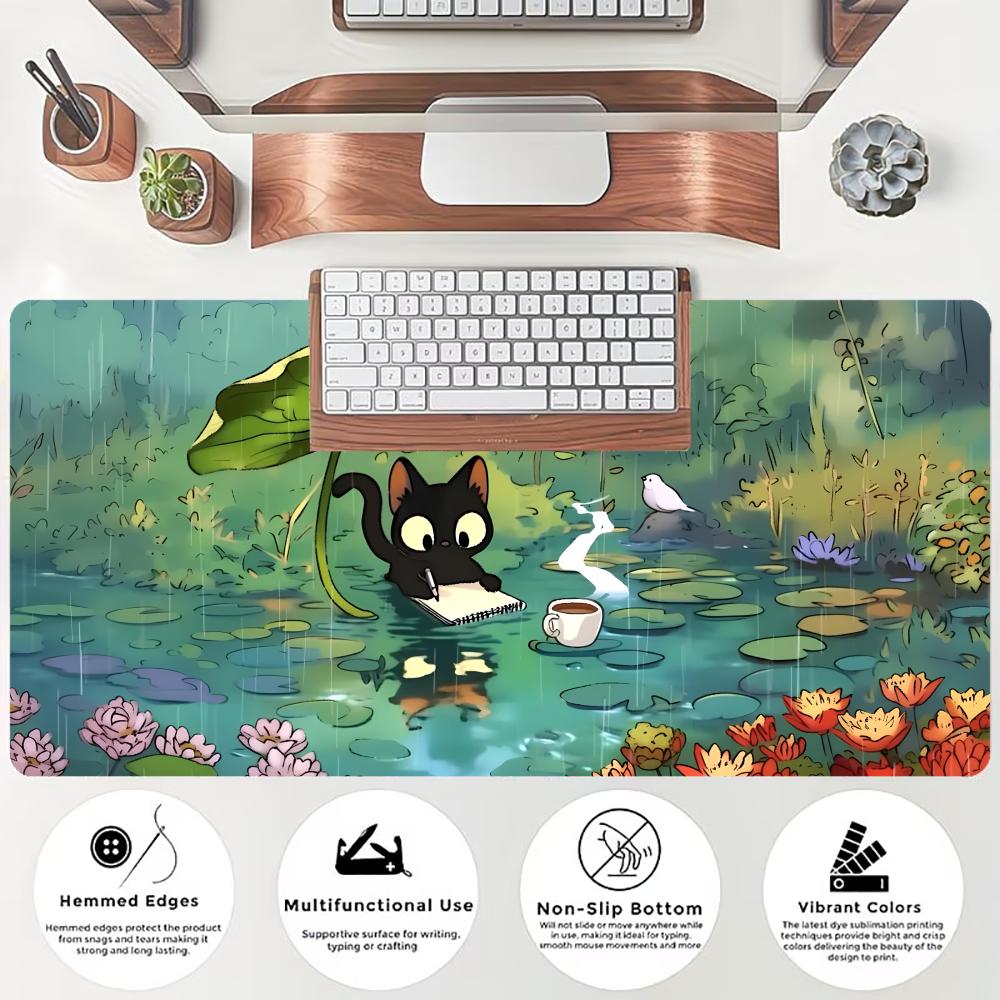 Kawaii Katze mit Blatt-Regensc – Pc Gaming Umbrella Bewertung und Preis
