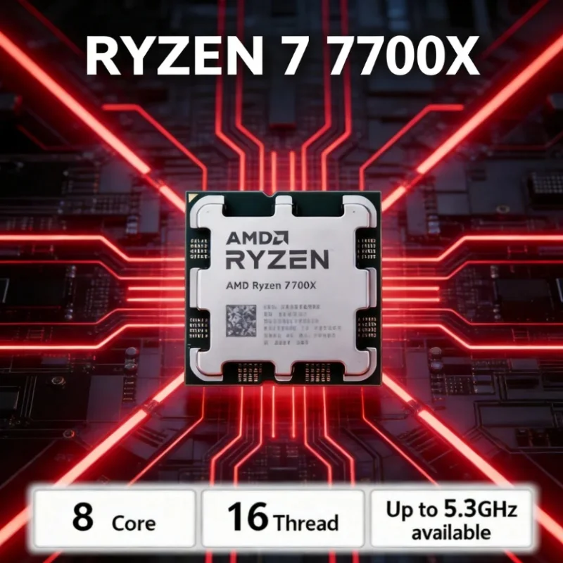 AMD Ryzen 7 7700X R7 7700X 8-K – Amd Cpu Ryzen 7 Bewertung und Preis