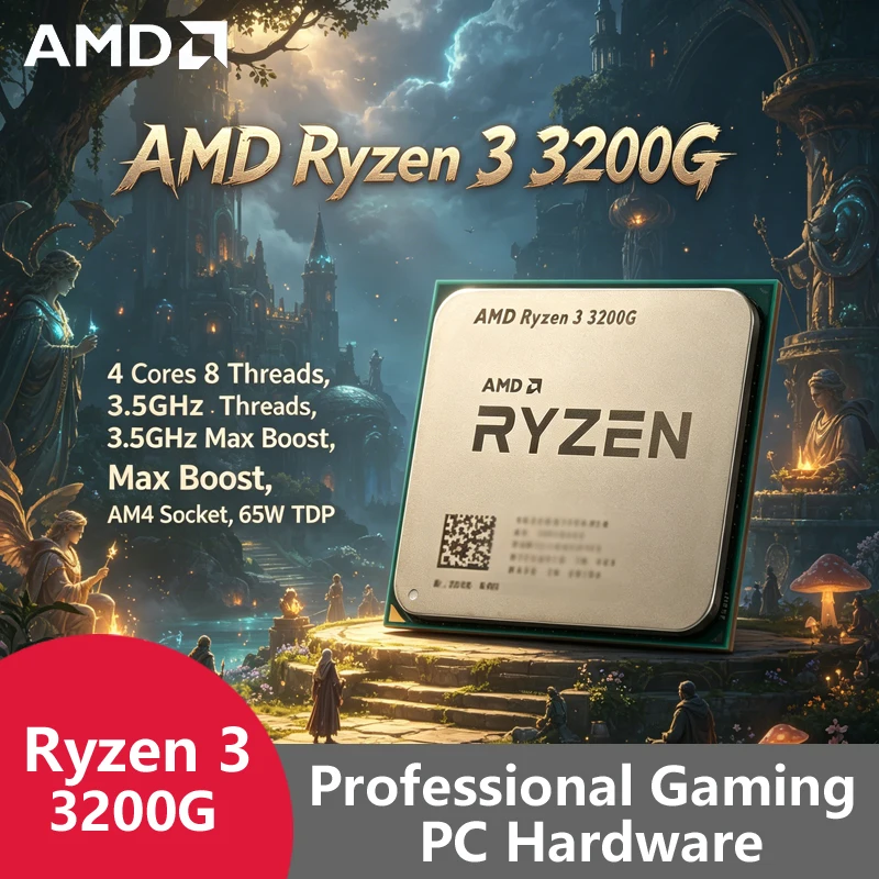 AMD Ryzen 3 3200G AM4 Einstieg – Pc Gaming Cost Bewertung und Preis