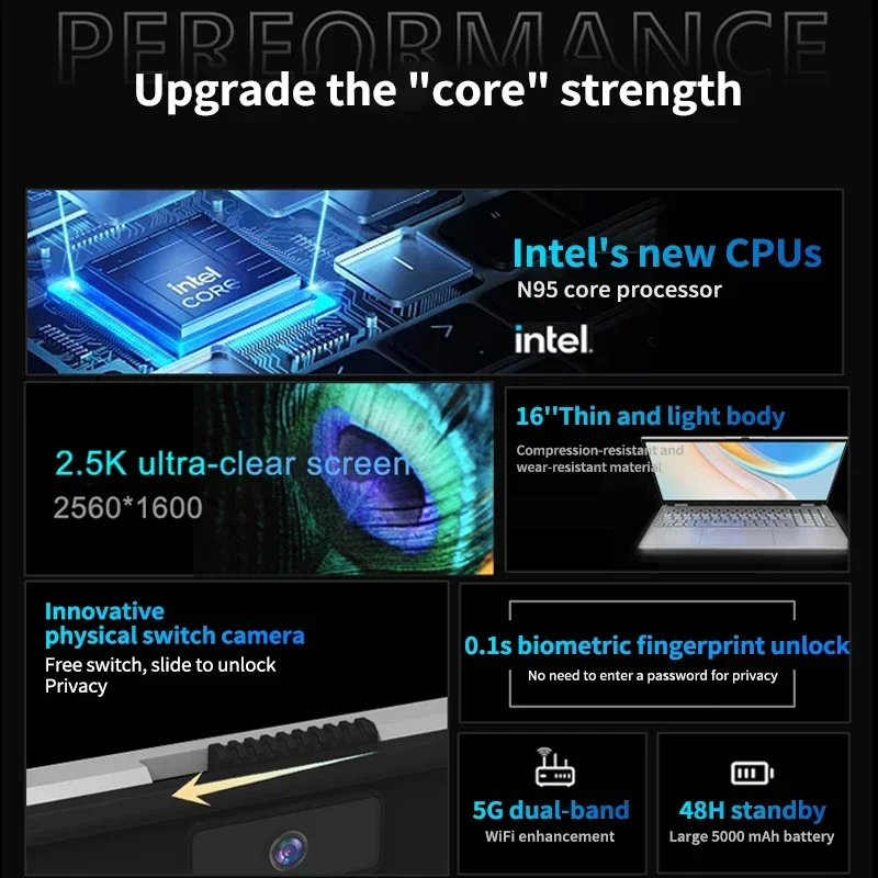 Neues Marken-16-Zoll-2K-Laptop – Pc Gaming Ultra Bewertung und Preis