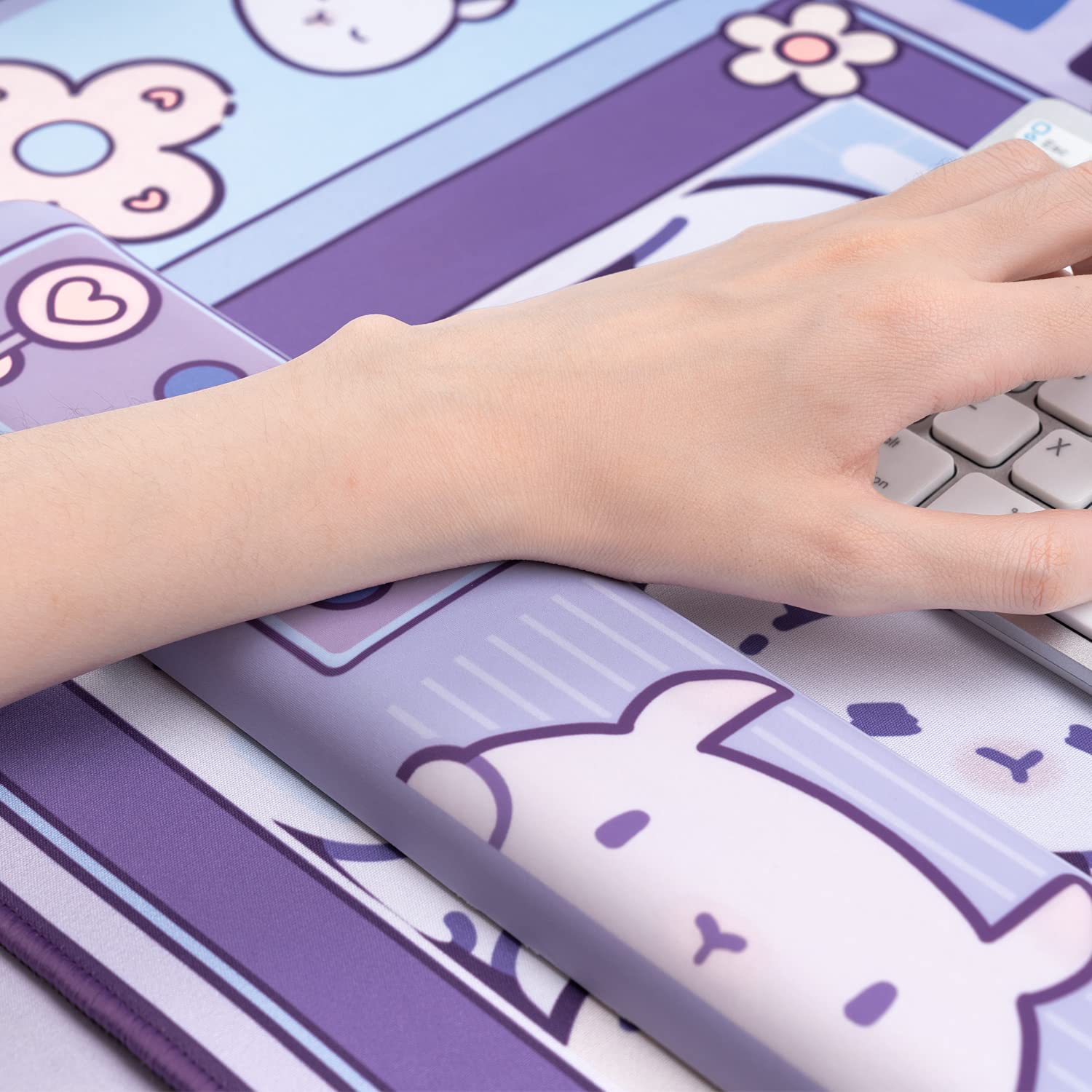 Großes Kawaii-Gaming-Mauspad,  – Pc Gaming Pink Bewertung und Preis